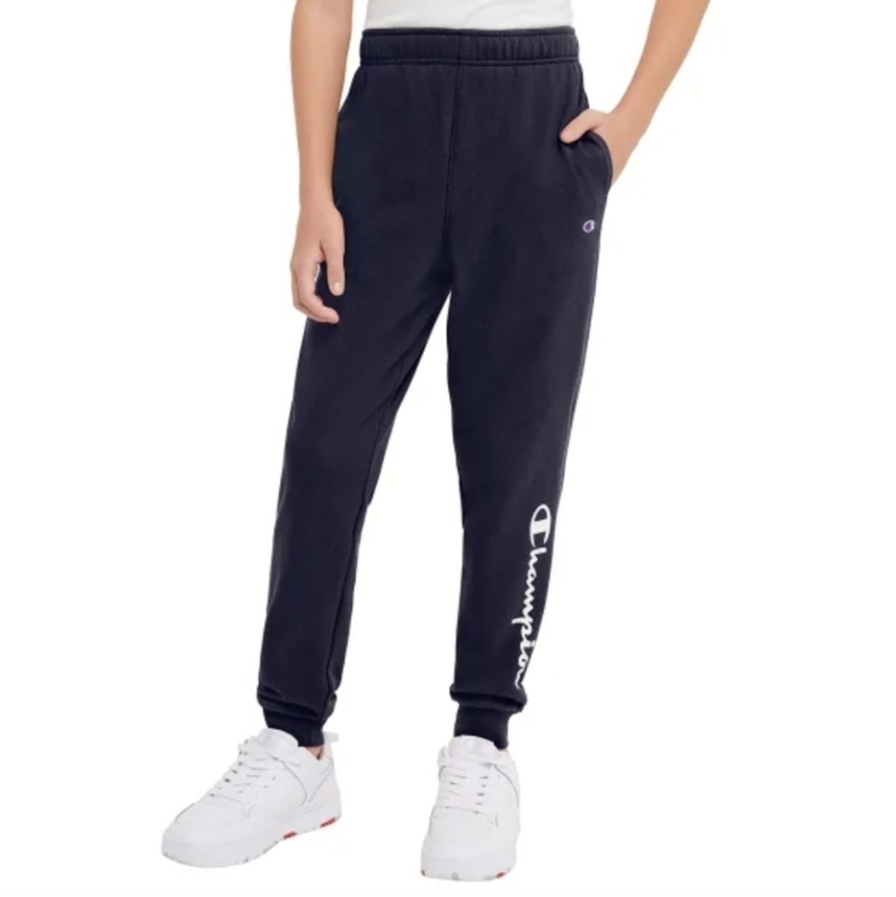 CHAMPION Boys black sweatpants size S